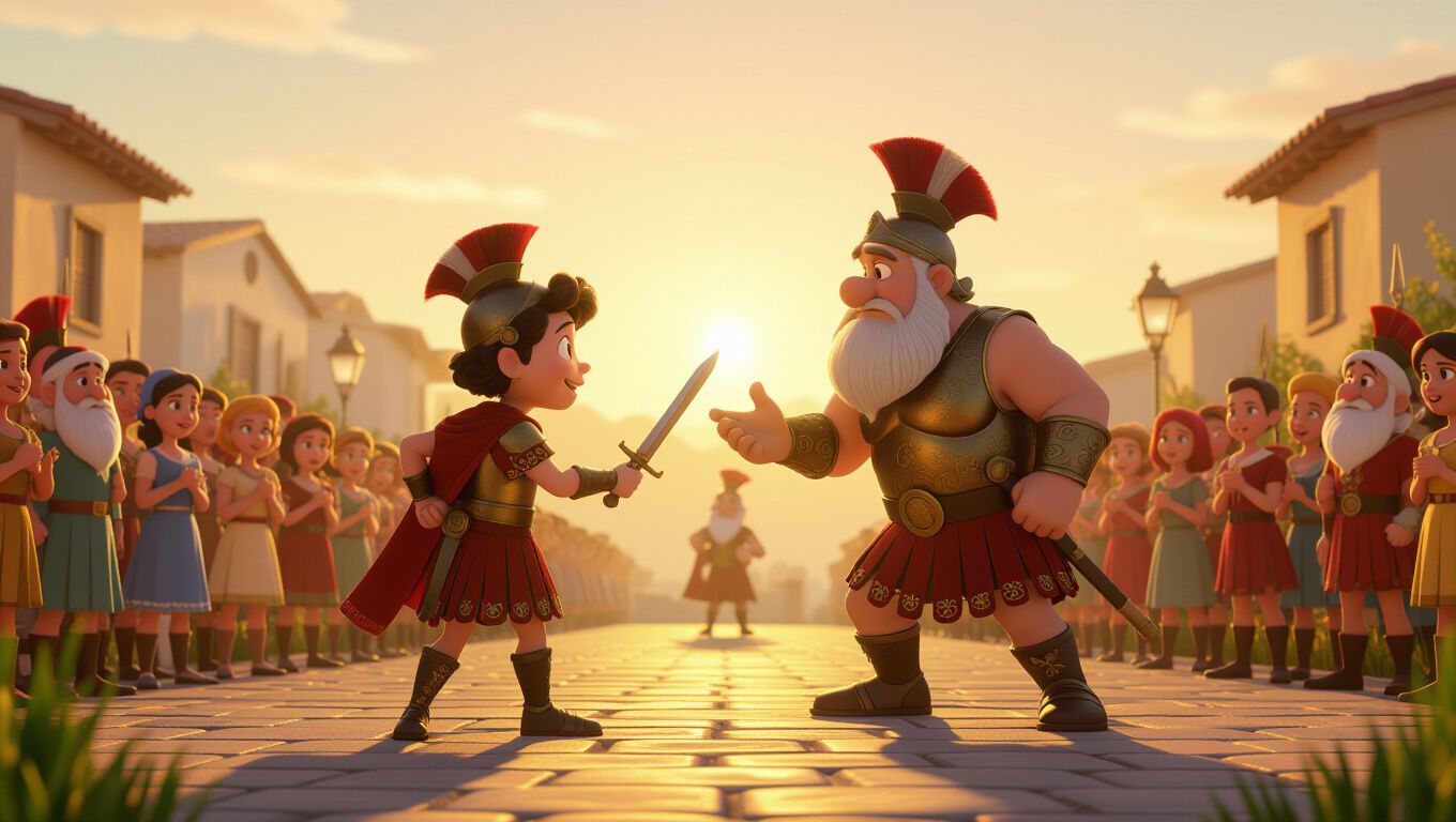 David e Golias: Lições de Coragem e Fé